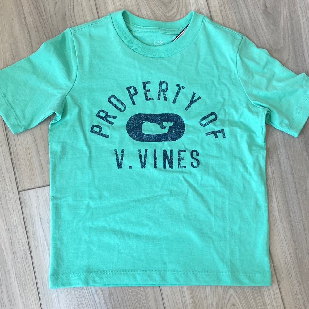 Vineyard Vines Kids Aqua Graphic Tee